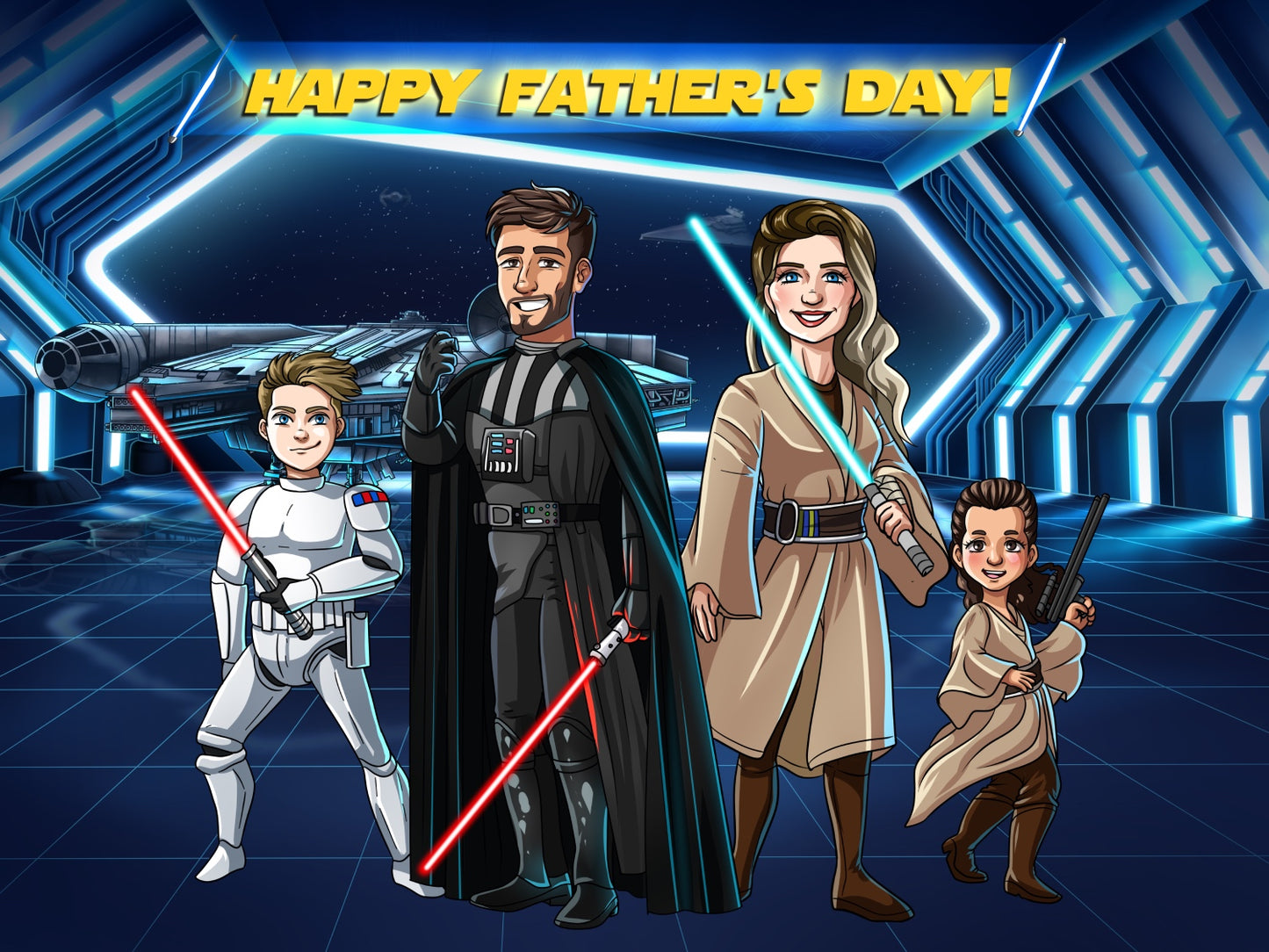 Full Body - Fathers Day Starship