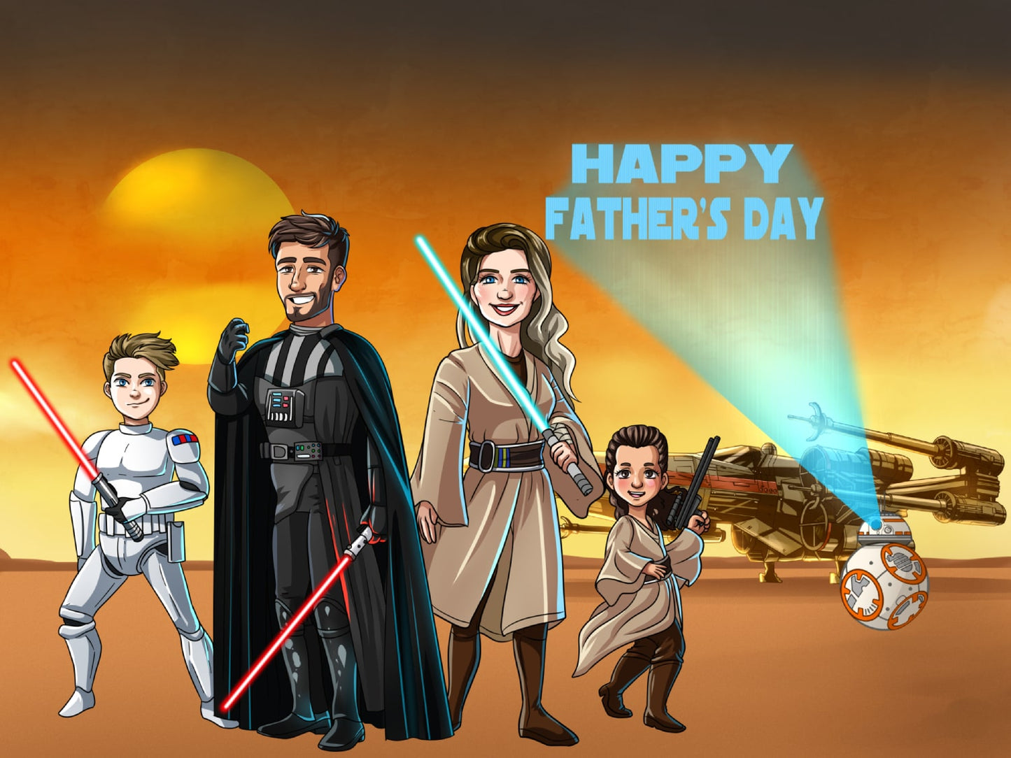 Full Body - Fathers Day Tatooine