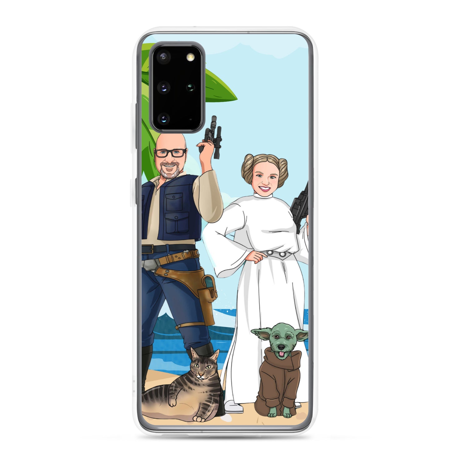Custom Make Me Jedi Portrait + Samsung Case