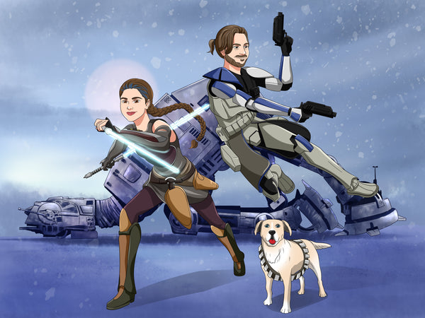 Transform Your Pet Into a Jedi — Star Wars Pet Portraits