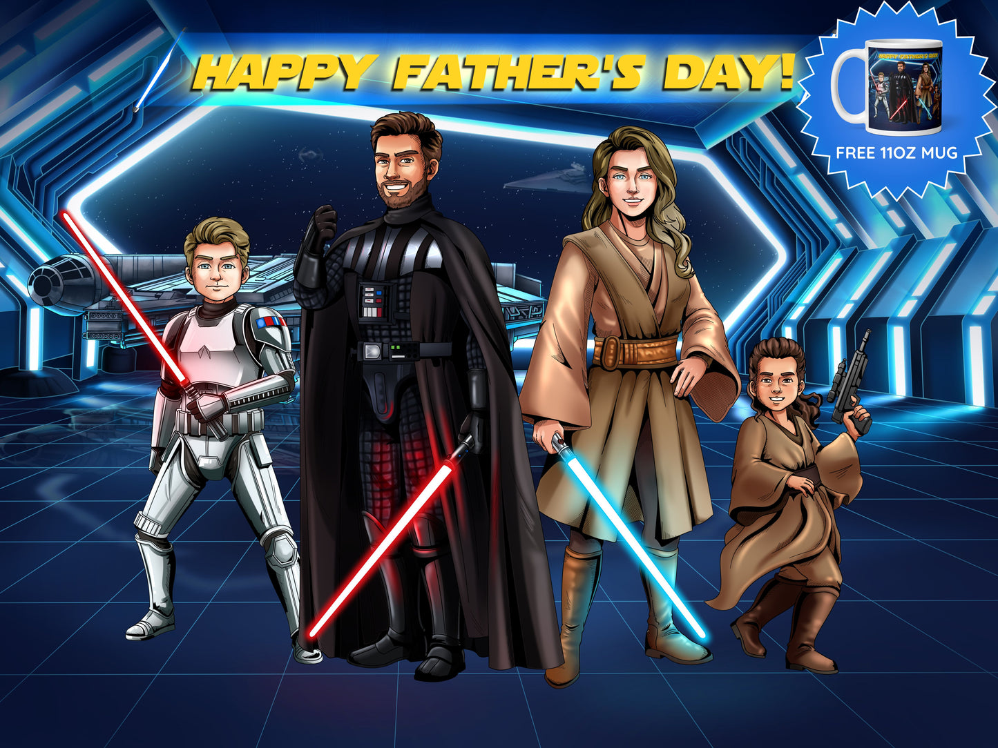 FREE Mug With Your Make Me Jedi Portrait