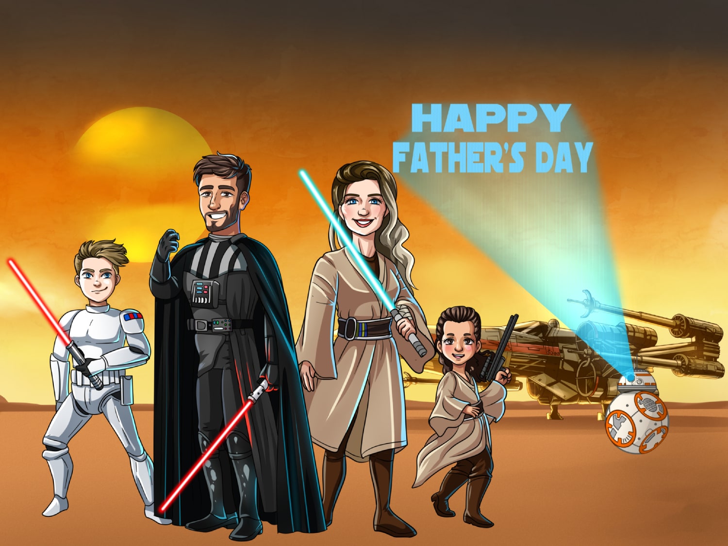 Full Body - Fathers Day Tatooine