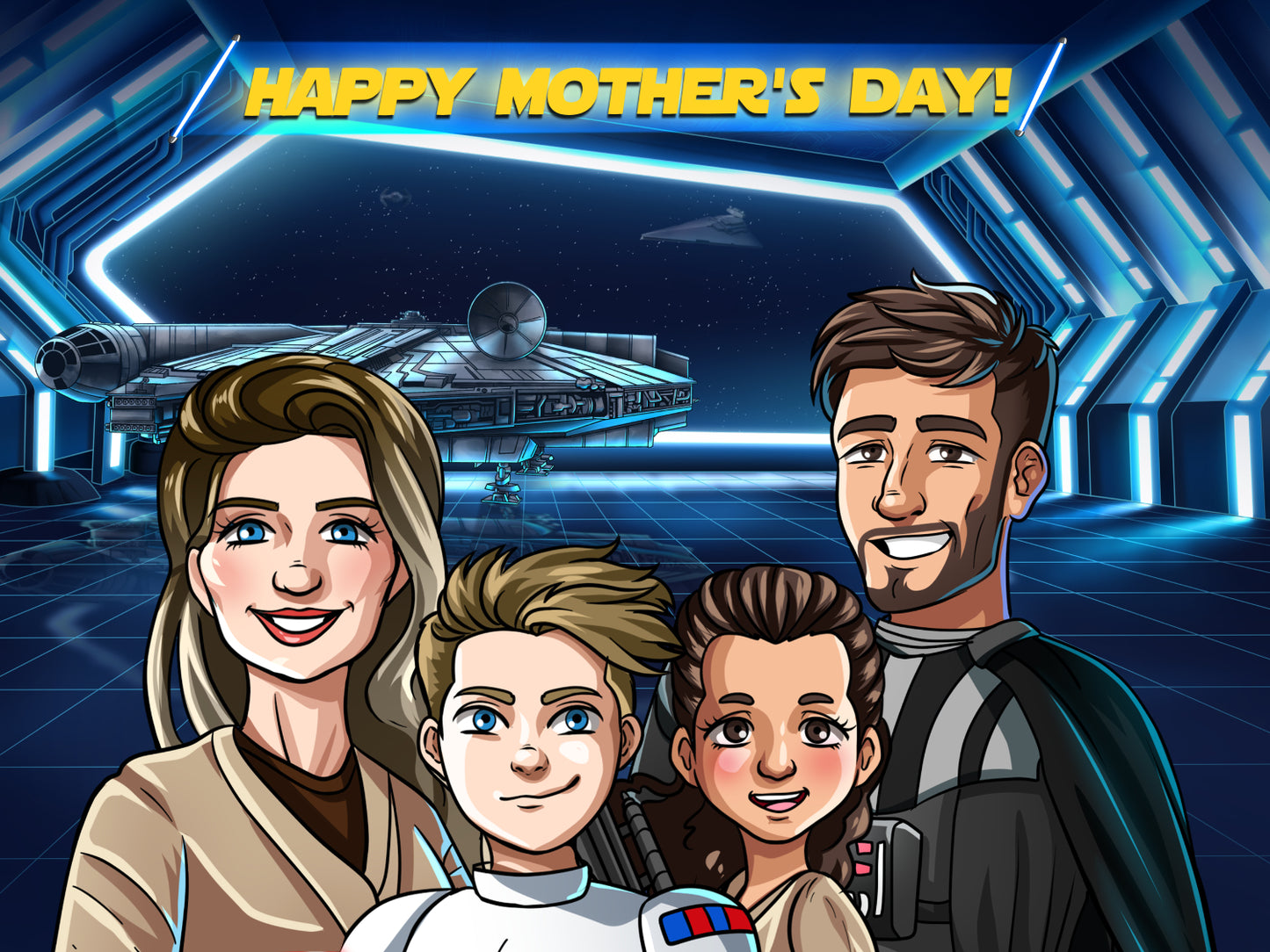 Shoulders Up - Mothers Day Starship