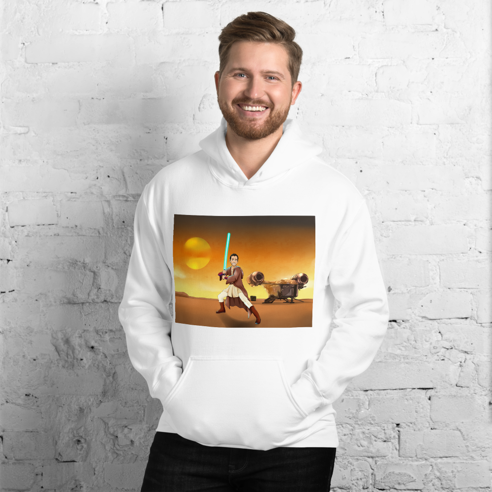 Custom Make Me Jedi Portrait + Hoodie