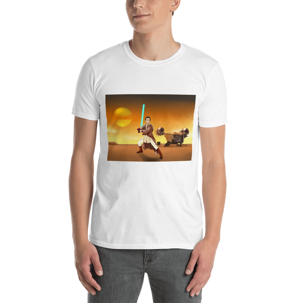 Custom Make Me Jedi Portrait + T-Shirt