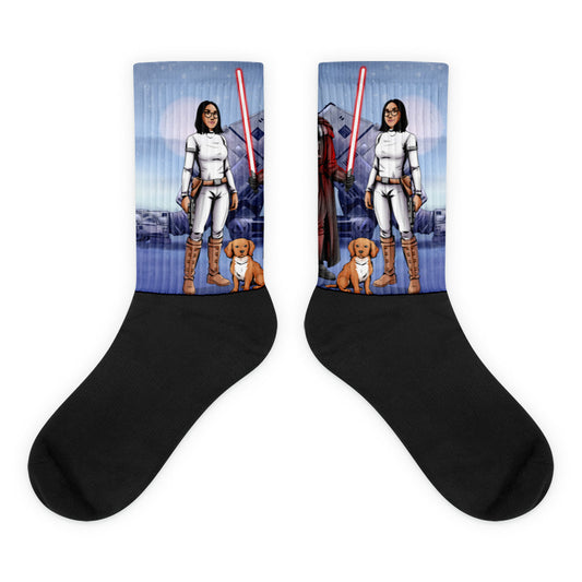 Custom Make Me Jedi Portrait + Socks