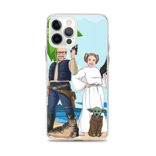 Custom Make Me Jedi Portrait + iPhone Case