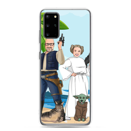 Custom Make Me Jedi Portrait + Samsung Case