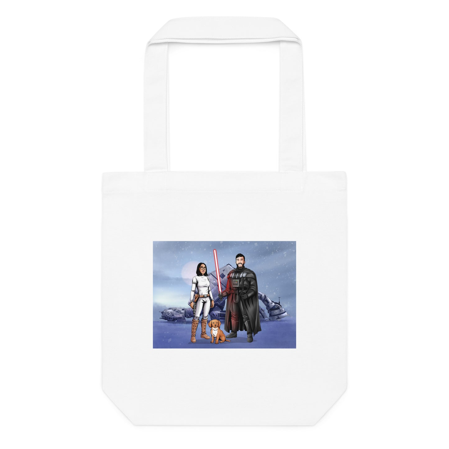 Custom Make Me Jedi Portrait + Tote Bag