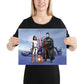 Custom Make Me Jedi Portrait + Unframed Poster