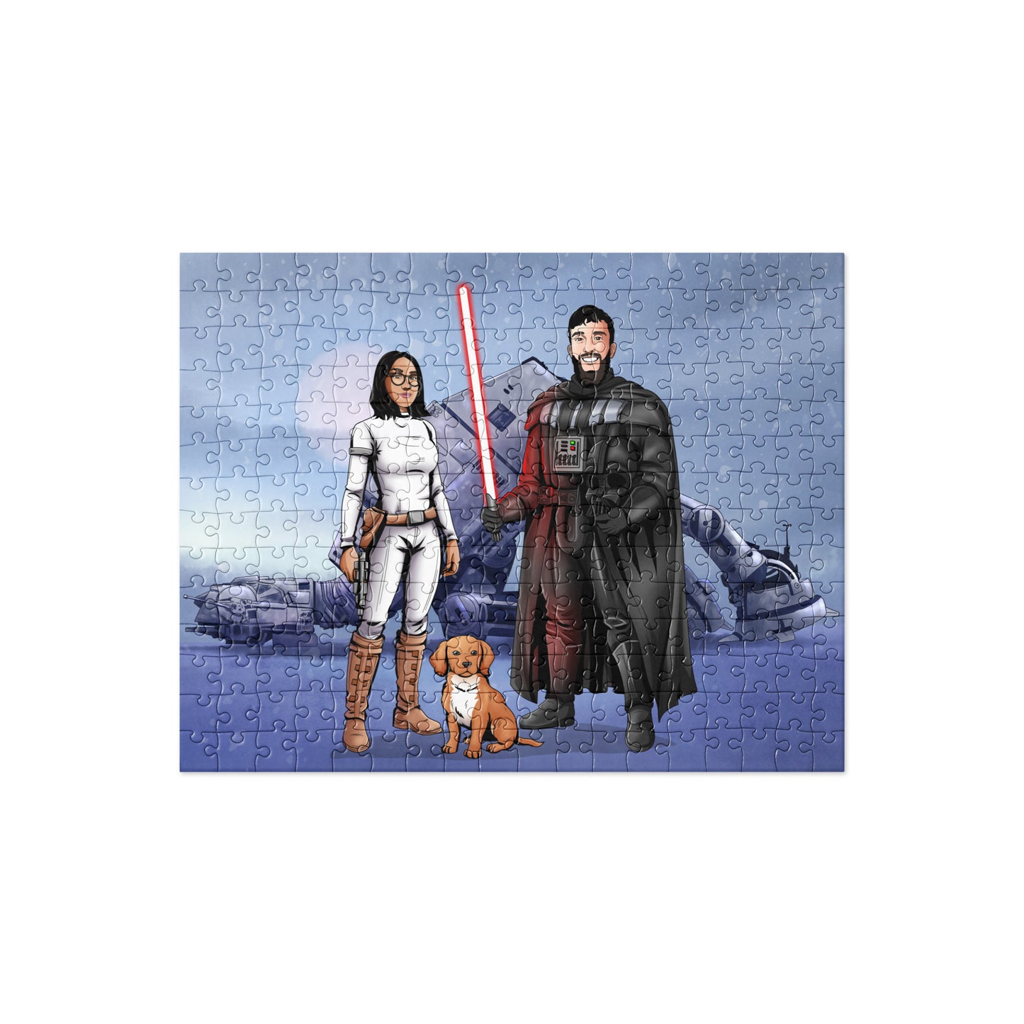 Custom Make Me Jedi Portrait + Puzzle