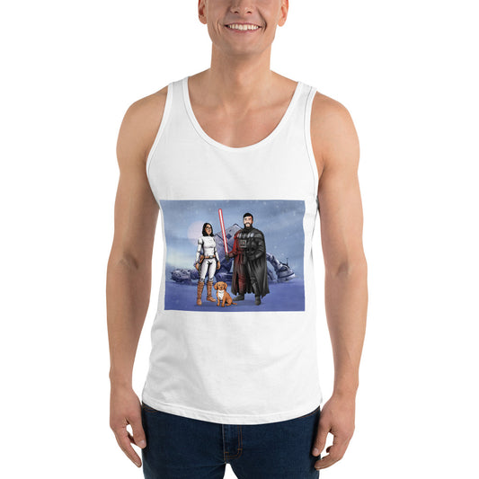 Custom Make Me Jedi Portrait + Tank Top
