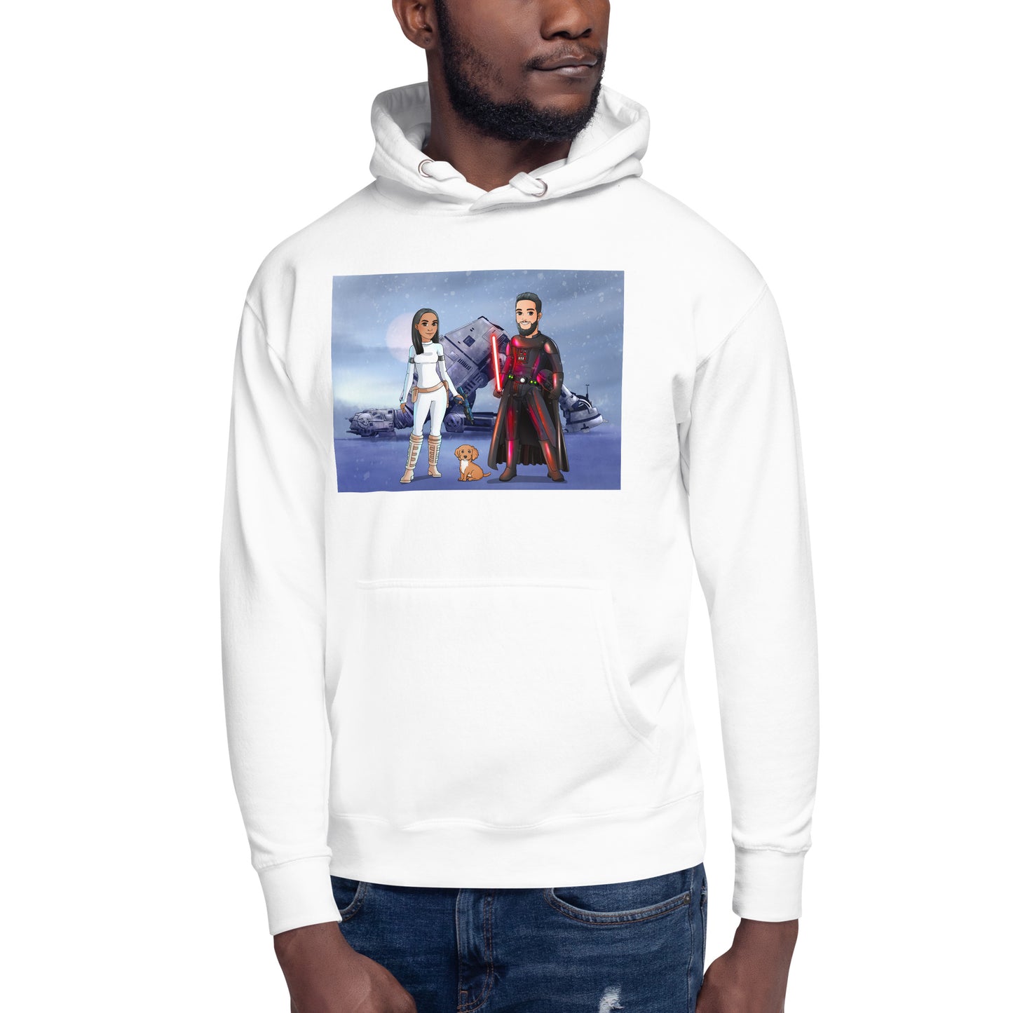 Custom Make Me Jedi Portrait + Hoodie